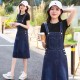 Loose Large Size Denim Strap Dress For Women Jeans Casual Chic Loose Large Size Denim Strap Dress For Women Jeans Casual Chic