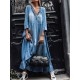 Fashion Sundress Women Vintage Ruffles Casual Maxi Long Dress Fashion Sundress Women Vintage Ruffles Casual Maxi Long Dress