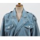 Elegant Full Sleeve Split Women Denim Dress Notched Collar Elegant Full Sleeve Split Women Denim Dress Notched Collar