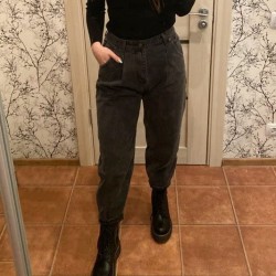 Jeans Vintage High Waist Denim Trousers
