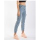 High Waist Side Pocket Jeans Spring Autumn Harem Denim High Waist Side Pocket Jeans Spring Autumn Harem Denim