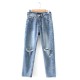 Jeans Boyfriends Large Size Ripped Jeans with High Waist Streetwear Jeans Boyfriends Large Size Ripped Jeans with High Waist Streetwear