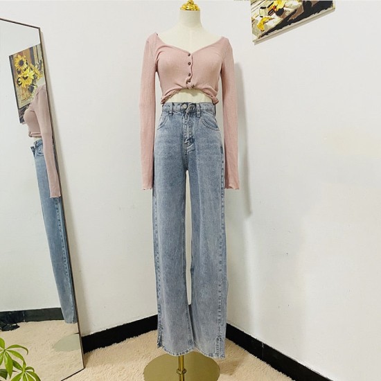 Washed Denim Pants Jeans Women Boyfriend Jeans Casual Washed Denim Pants Jeans Women Boyfriend Jeans Casual