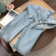 Light Blue Denim Trousers Vintage Wide Leg Pants Light Blue Denim Trousers Vintage Wide Leg Pants