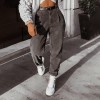 Casual Jeans Pants Boyfriend High Waist Denim Pants Retro Solid