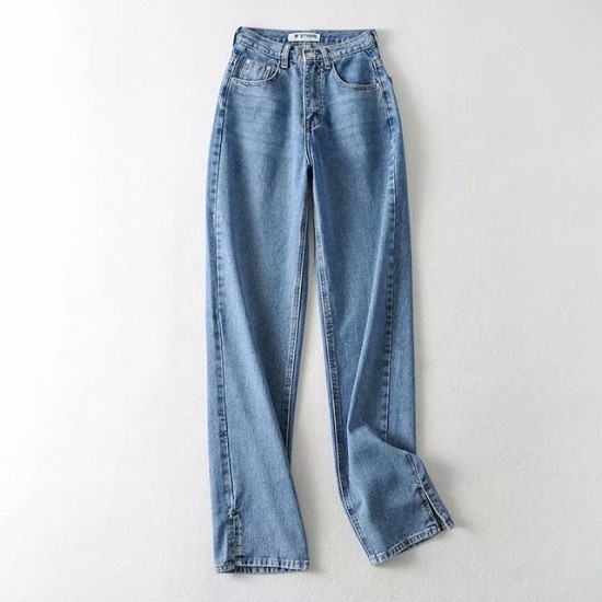 Washed Denim Pants Jeans Women Boyfriend Jeans Casual Washed Denim Pants Jeans Women Boyfriend Jeans Casual