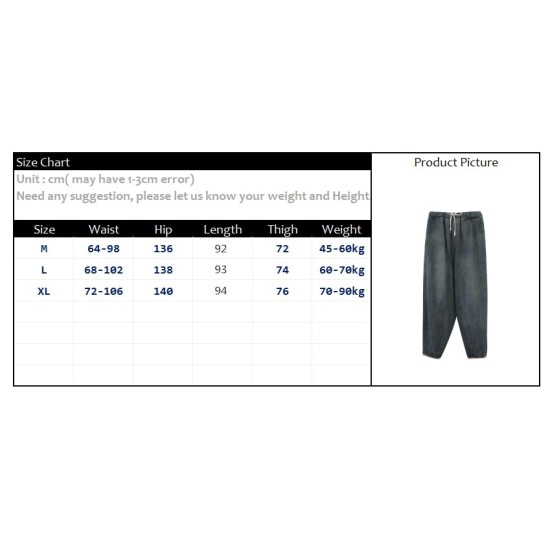 Fashion Spring Summer Korean Elastic Waist Oversize Wide Leg Pant Fashion Spring Summer Korean Elastic Waist Oversize Wide Leg Pant