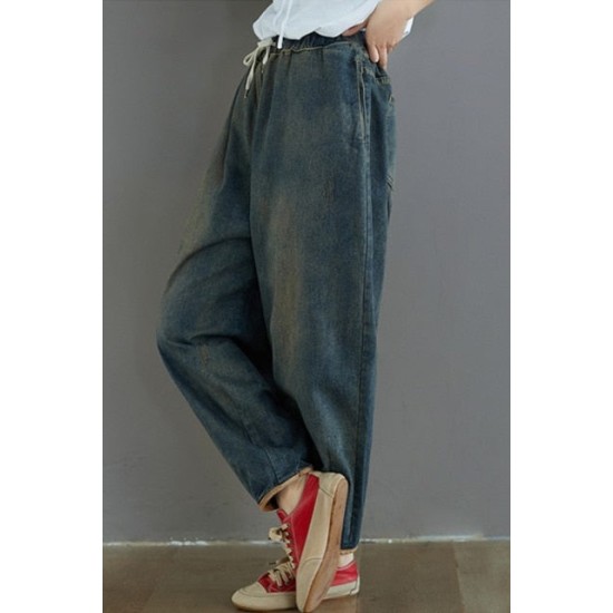 Fashion Spring Summer Korean Elastic Waist Oversize Wide Leg Pant Fashion Spring Summer Korean Elastic Waist Oversize Wide Leg Pant