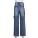 Jeans Streetwear High Waist Jeans Wide Leg Pockets Patchwork Baggy Cargo Jeans Streetwear High Waist Jeans Wide Leg Pockets Patchwork Baggy Cargo