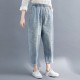 Jeans Women Floral Embroidery Vintage Casual Loose Breeches Boyfriend Jeans Women Floral Embroidery Vintage Casual Loose Breeches Boyfriend