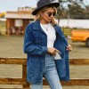 Vintage Denim Jacket Single-breasted Cardigan Coat Fashion Casual