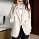 Double-Breasted Women Long Sleeve Chic Blazers Double-Breasted Women Long Sleeve Chic Blazers