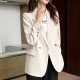 Double-Breasted Women Long Sleeve Chic Blazers Double-Breasted Women Long Sleeve Chic Blazers