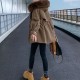 Women Zipper Warm Hooded Parkas Long Sleeve Waist Coat Women Zipper Warm Hooded Parkas Long Sleeve Waist Coat