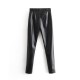 Stylish PU Faux Leather Stretch Pants Solid High Waist Stylish PU Faux Leather Stretch Pants Solid High Waist