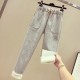 Cashmere Harem Pants Women Winter Thick Warm Pants Cashmere Harem Pants Women Winter Thick Warm Pants