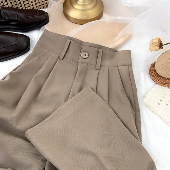 Straight Pants for Women Loose High Waist Clothes Streetwear Bottoms Pants Straight Pants for Women Loose High Waist Clothes Streetwear Bottoms Pants
