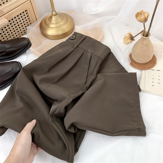 Straight Pants for Women Loose High Waist Clothes Streetwear Bottoms Pants Straight Pants for Women Loose High Waist Clothes Streetwear Bottoms Pants