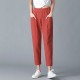 Cotton Pants for Women Trousers Loose Casual Solid Color Cotton Pants for Women Trousers Loose Casual Solid Color