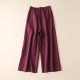 Cotton linen straight loose wide-leg 8 colors pants Cotton linen straight loose wide-leg 8 colors pants