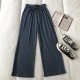 Style Wide Leg Long Pants Women Female Pants High Waist Trousers