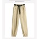 Long Harem Pants Women Korean Style Cargo Trouser Female With Belt Long Harem Pants Women Korean Style Cargo Trouser Female With Belt